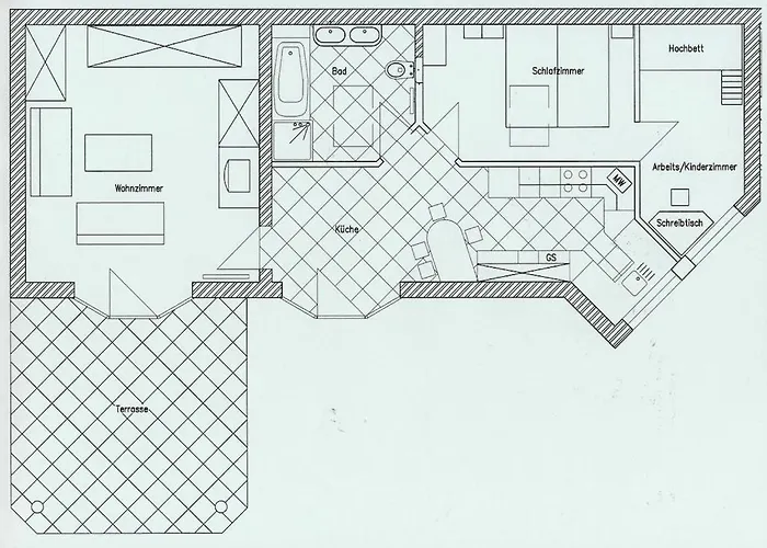 With 2 Bedrooms Сasa de vacaciones *